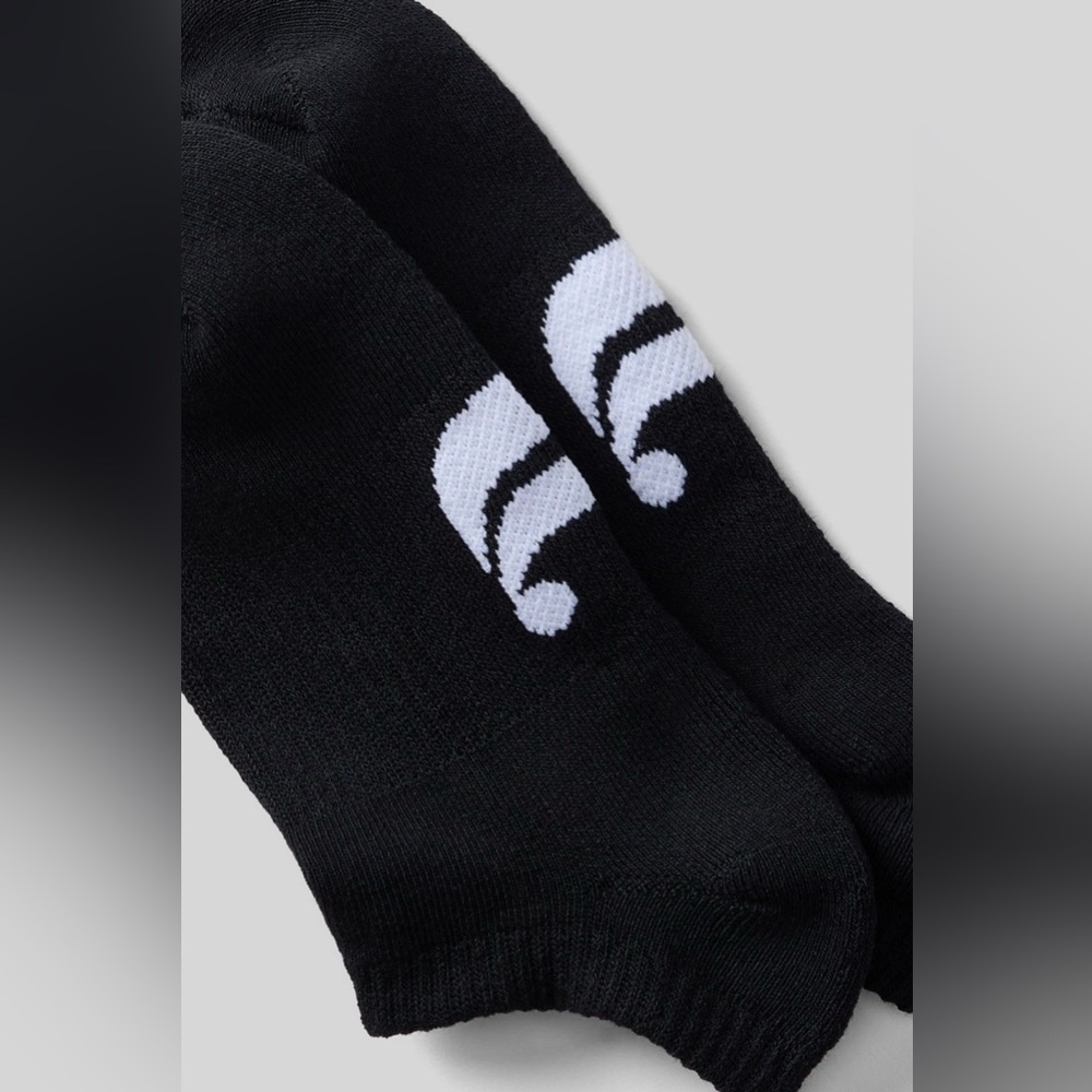 Fabletics Black & White Everyday Ankle Socks Medium-Large Trendy NWT